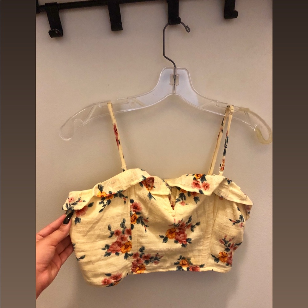 Floral crop top
